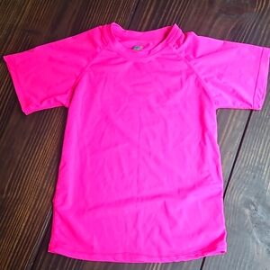 Kids Pink Swim Shirt
